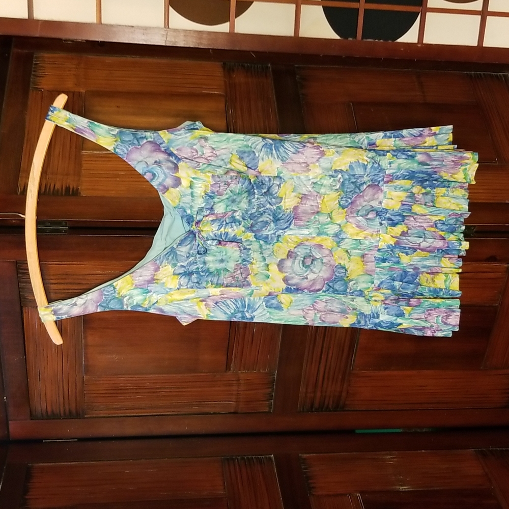 Vintage bathing suit swim dress by Swim and Sun Miami Florida